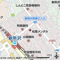 スイッチ・新所沢周辺の地図