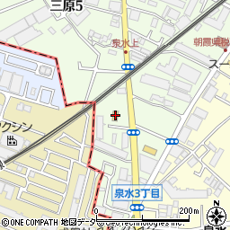 セブンイレブン朝霞三原５丁目店周辺の地図