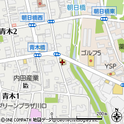 ネッツトヨタ東埼玉マイネッツ青木橋周辺の地図