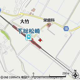 千葉県成田市大竹317周辺の地図