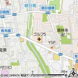 ゴルフ５川口朝日店周辺の地図