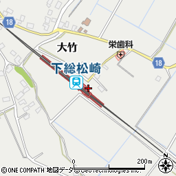 千葉県成田市大竹279周辺の地図