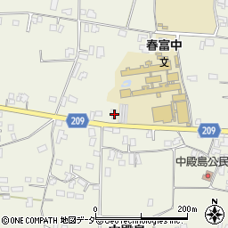長野県伊那市東春近中殿島2413周辺の地図