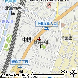 千葉県松戸市中根425周辺の地図