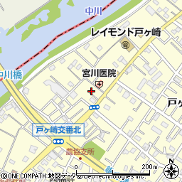 埼玉県三郷市戸ヶ崎2342周辺の地図