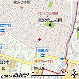 戸田喜沢郵便局 ＡＴＭ周辺の地図