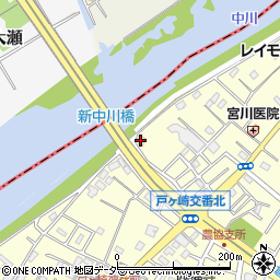 埼玉県三郷市戸ヶ崎2319周辺の地図