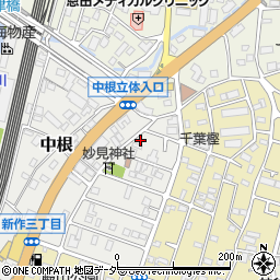 千葉県松戸市中根445周辺の地図