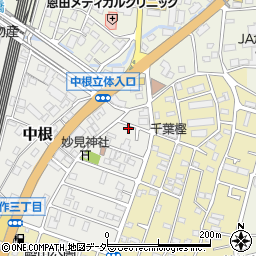 千葉県松戸市中根447周辺の地図