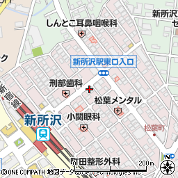 やきとり にしだ場 新所沢店周辺の地図