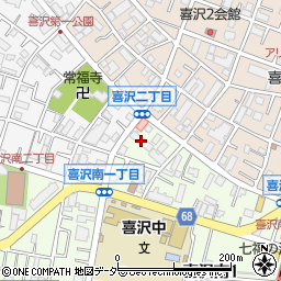 ハイクレスト喜沢南周辺の地図