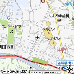 埼玉県草加市谷塚上町110-2周辺の地図