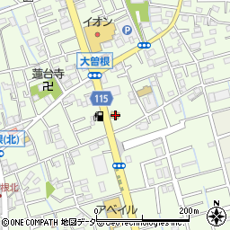 埼玉県八潮市大曽根525-1周辺の地図