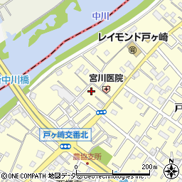 埼玉県三郷市戸ヶ崎2360周辺の地図