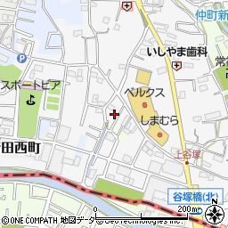 埼玉県草加市谷塚上町110-4周辺の地図