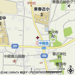 長野県伊那市東春近中殿島2357周辺の地図