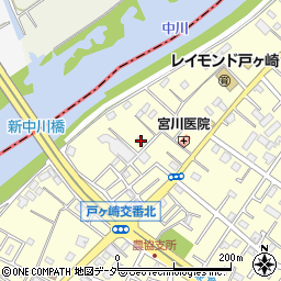 埼玉県三郷市戸ヶ崎2348-2周辺の地図