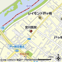 埼玉県三郷市戸ヶ崎2370周辺の地図
