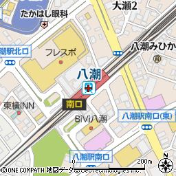 埼玉県八潮市周辺の地図