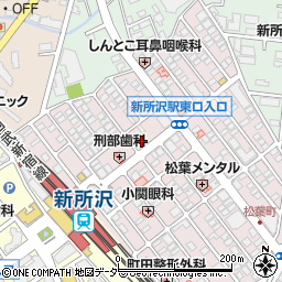 丸政園新所沢店周辺の地図
