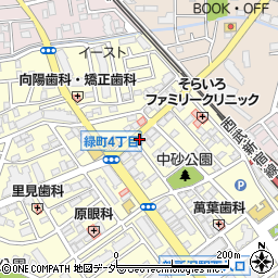 餃子市 新所沢店周辺の地図