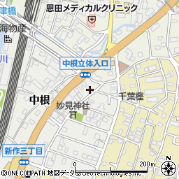 千葉県松戸市中根412周辺の地図