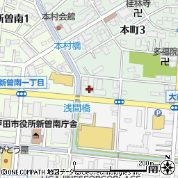 ファミリーマート戸田本町店周辺の地図