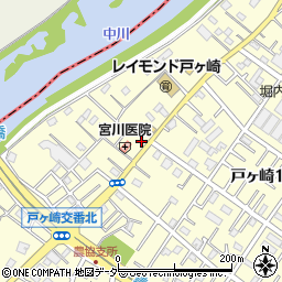 埼玉県三郷市戸ヶ崎2374周辺の地図