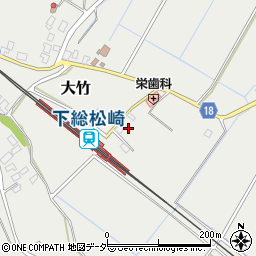 千葉県成田市大竹320周辺の地図
