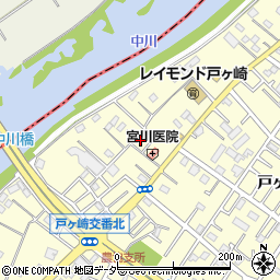 埼玉県三郷市戸ヶ崎2367周辺の地図