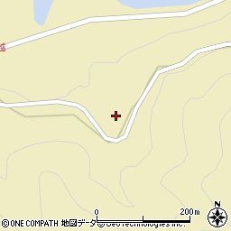 長野県木曽郡王滝村崩越周辺の地図