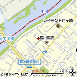 埼玉県三郷市戸ヶ崎2361周辺の地図