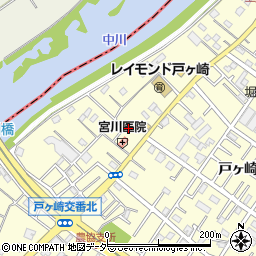 埼玉県三郷市戸ヶ崎2375周辺の地図