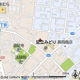 東京都足立区入谷2丁目8周辺の地図