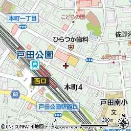 金子アパート周辺の地図