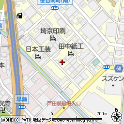 開成印刷株式会社　戸田工場周辺の地図