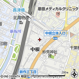 千葉県松戸市中根8周辺の地図