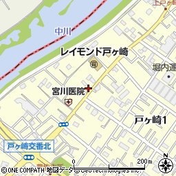 埼玉県三郷市戸ヶ崎2391周辺の地図