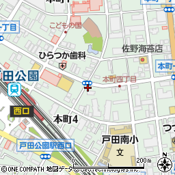 リパーク戸田公園駅前第２駐車場周辺の地図