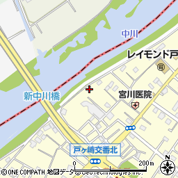 埼玉県三郷市戸ヶ崎2351周辺の地図