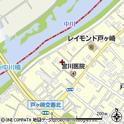 埼玉県三郷市戸ヶ崎2365周辺の地図