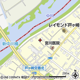 埼玉県三郷市戸ヶ崎2362周辺の地図