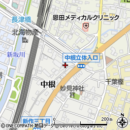千葉県松戸市中根19周辺の地図