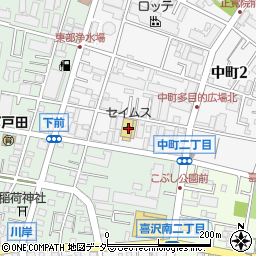 ドラッグセイムス戸田中町店周辺の地図
