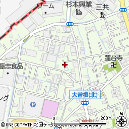 埼玉県八潮市大曽根430-1周辺の地図