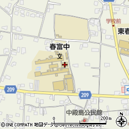 長野県伊那市東春近中殿島2391周辺の地図