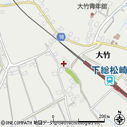 千葉県成田市大竹1871周辺の地図