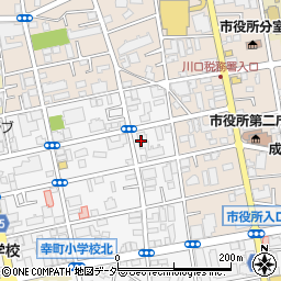 川口幸町郵便局周辺の地図