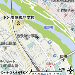旅館幸乃湯周辺の地図