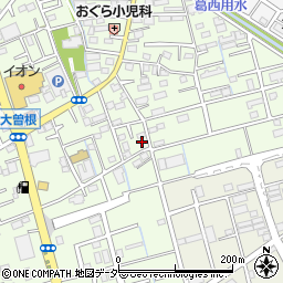 埼玉県八潮市大曽根221-1周辺の地図